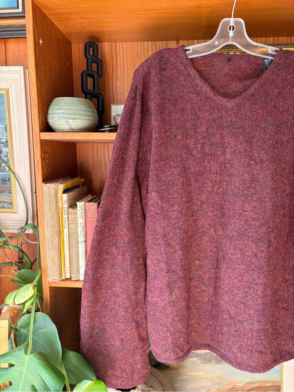90s VTG Giant Oversize Merino Blend sweater OS - Picture 3 of 9